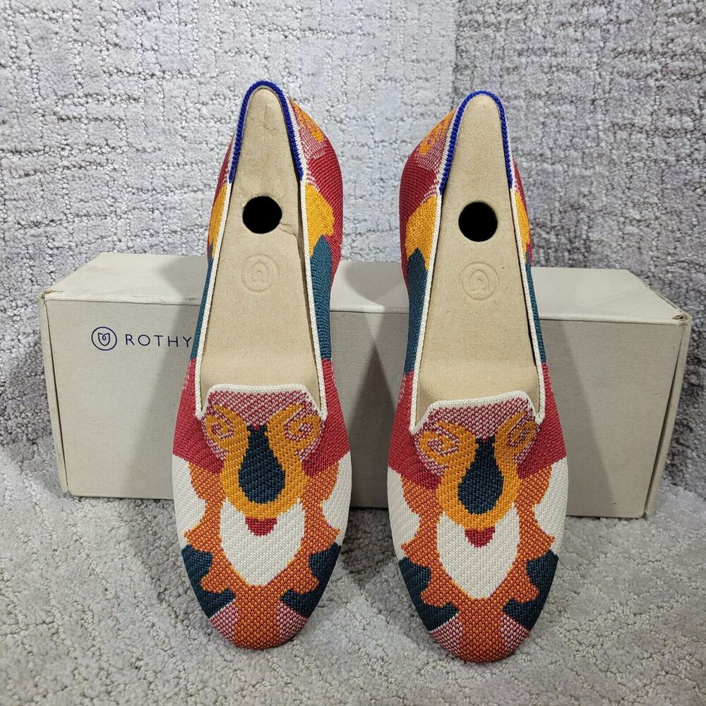 Rothy's The Loafer Moroccan Amber Round Toe Slip on Shoes Women's Size 5